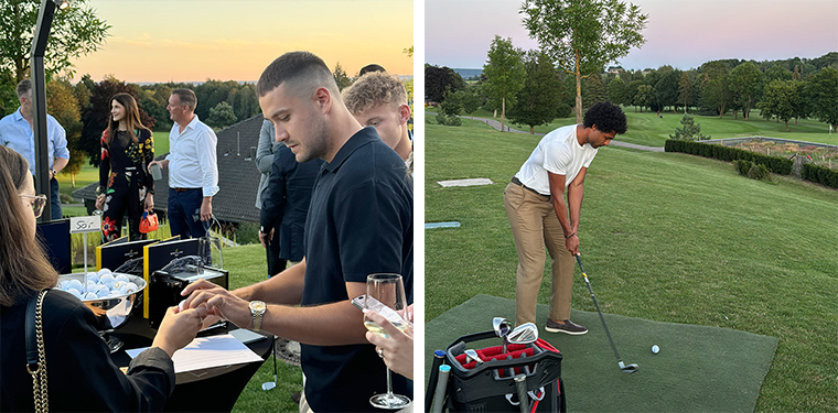 Juwelier Drubba Moments beim Serge Gnabry Golf Invitational im Öschberghof